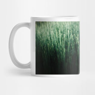 Moody meadow bathed in sunlight – Macro Photography Mug